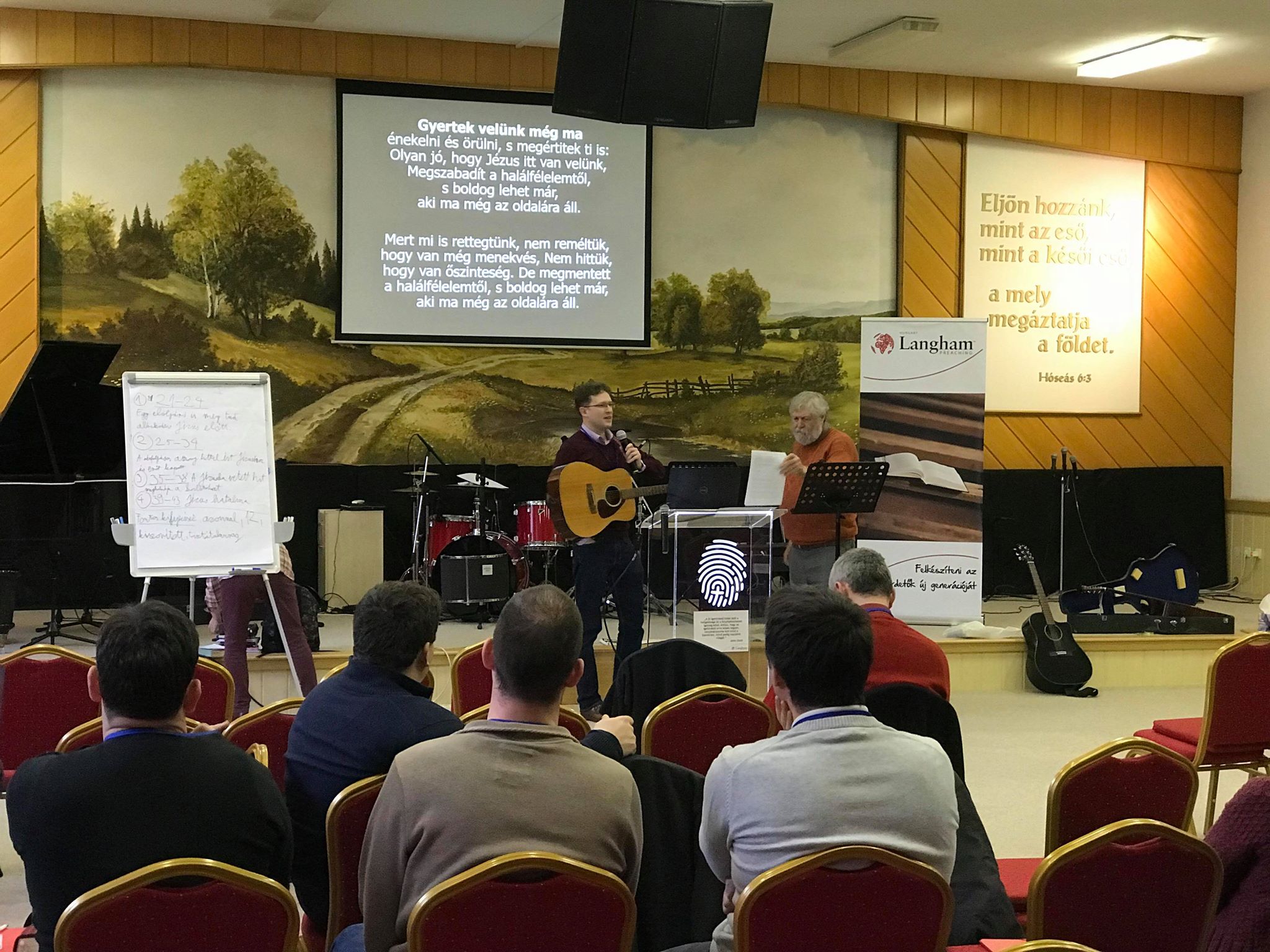 Photo from the preaching training event in Hungary earlier this year