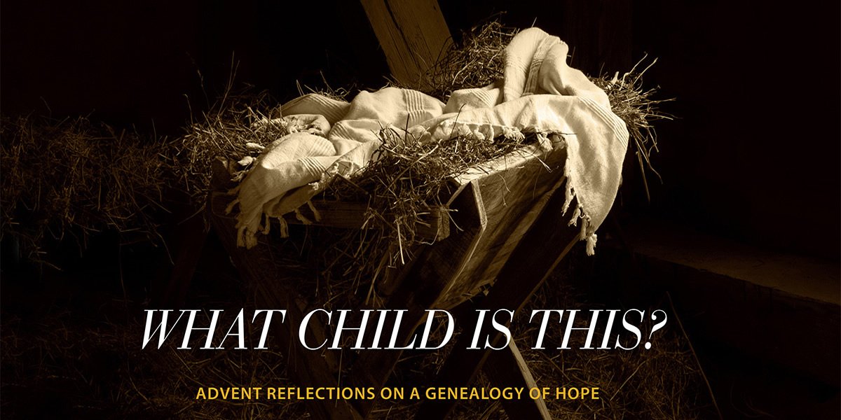 Banner for 2025 advent devotional